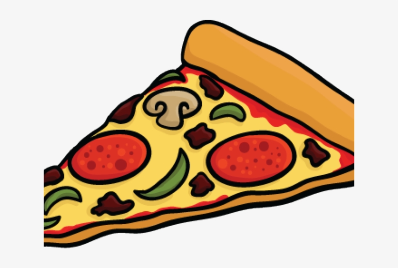 Cartoon Picture Of Pizza - Piece Of Pizza Cartoon, transparent png download