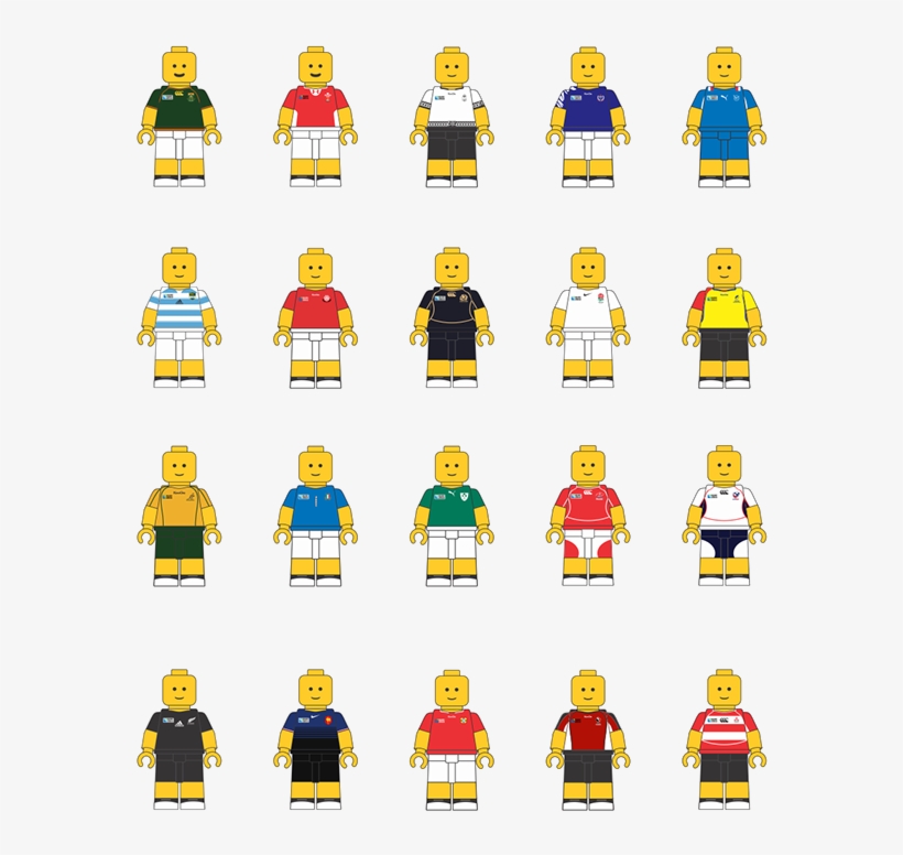 Download Clipart - Lego Rugby, transparent png download