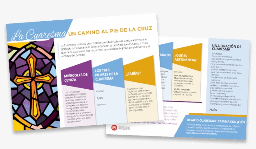 Lenten Pew Cards - Flyer, transparent png download