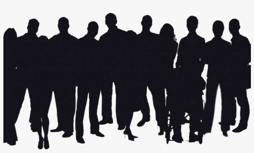 Applause Transparent Stock Huge Freebie Download - Row Of People Silhouette, transparent png download