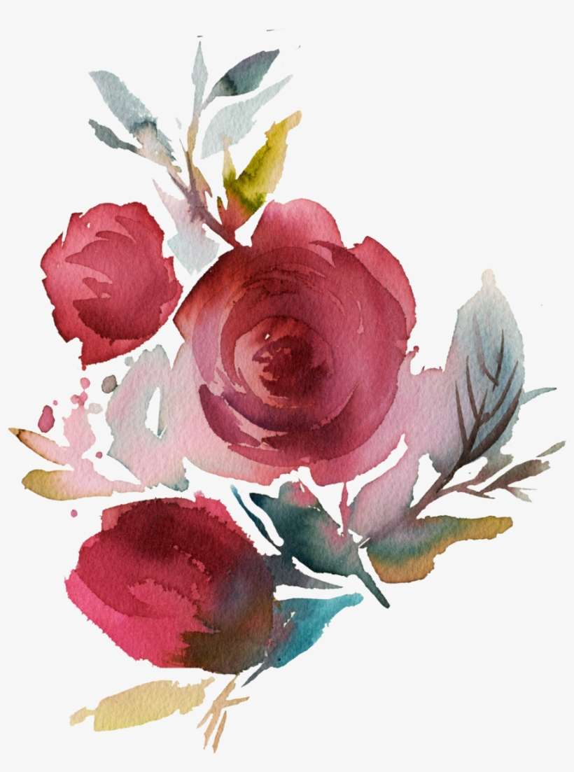 Peony - Burgunder Roter Herz-aufkleber, transparent png download