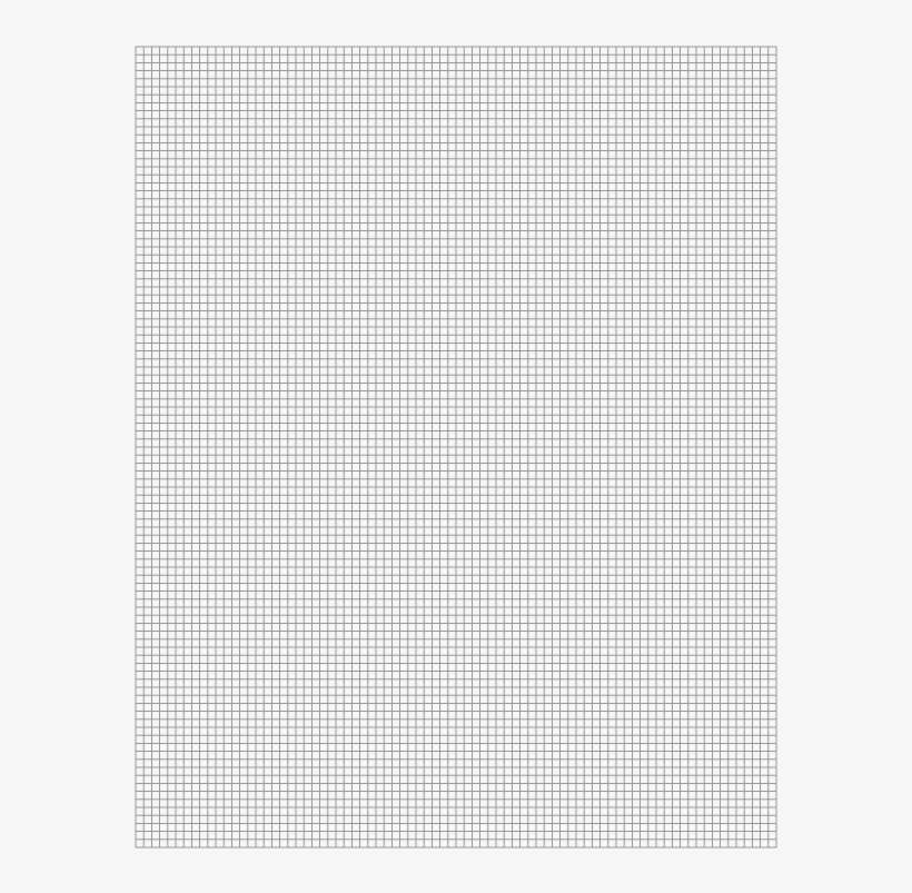Graph Paper With 10 Lines Per Inch - Black-and-white, transparent png download