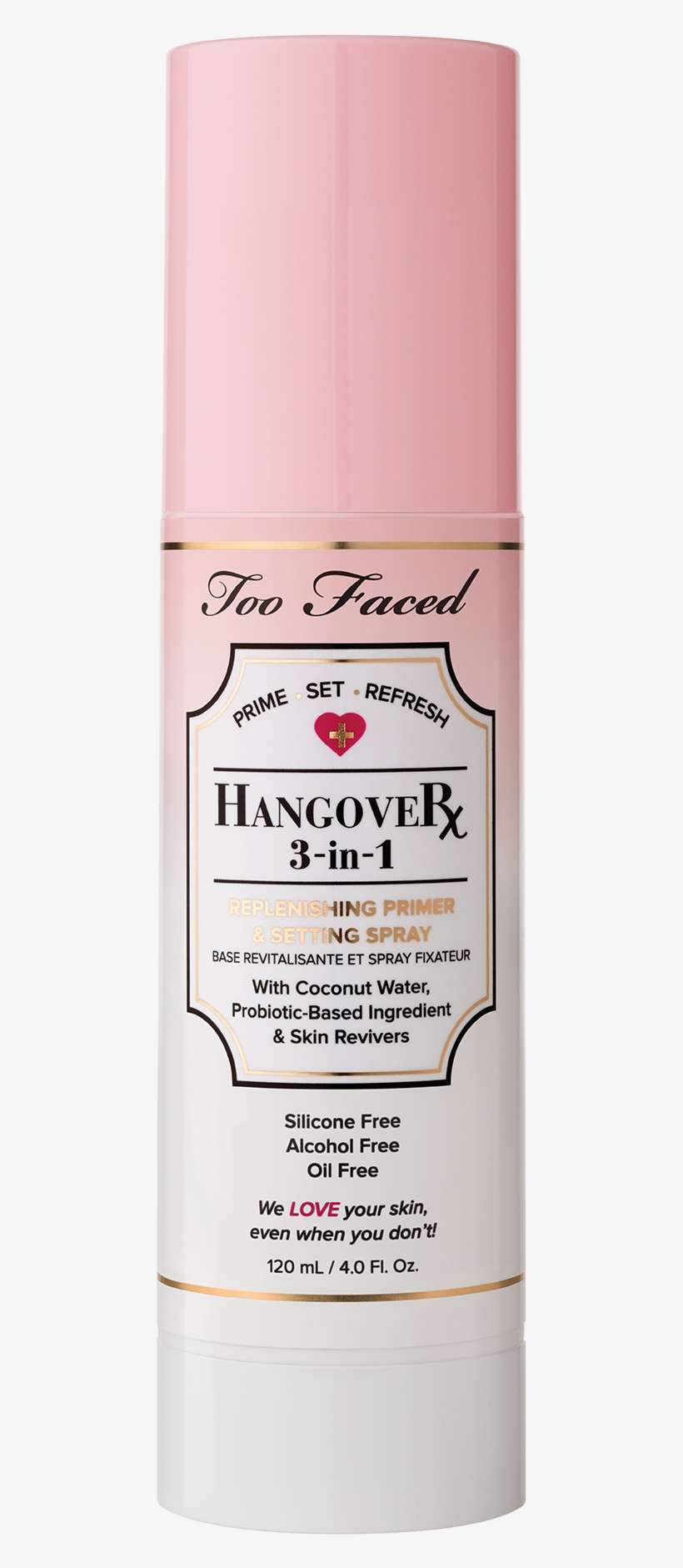 Hangover - Too Faced 'hangover 3-in-1' Replenishing Primer And, transparent png download