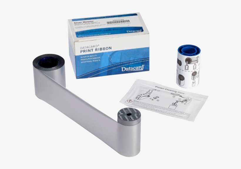 Graphics Monochrome Ribbon Kit, Metallic Silver [yield Monochrome