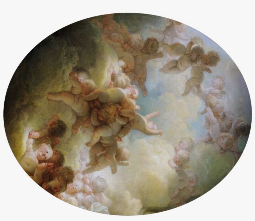 1767 Fragonard - Fragonard L Essaim D Amours, transparent png download