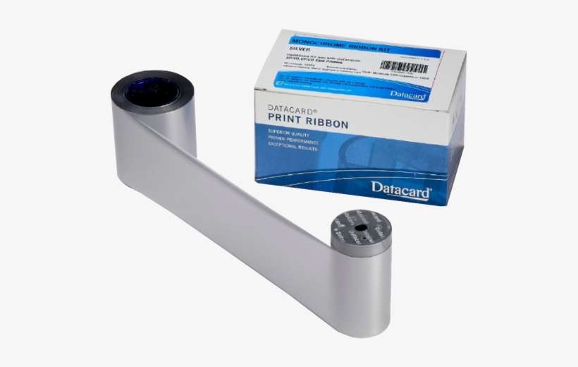 Graphics Monochrome Ribbon Kit, Silver [yield = 1,500] - Entrust Datacard, transparent png download