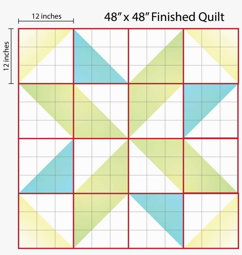 How To Supersize Quilt Blocks - Quilt, transparent png download