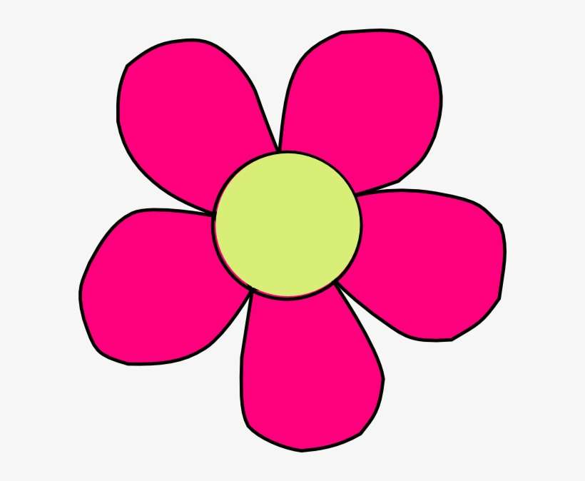 Flower Clip Art At Clker - Flower Clip Art, transparent png download