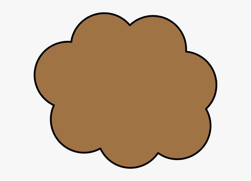 Brown Cloud Svg Clip Arts 600 X 510 Px, transparent png download