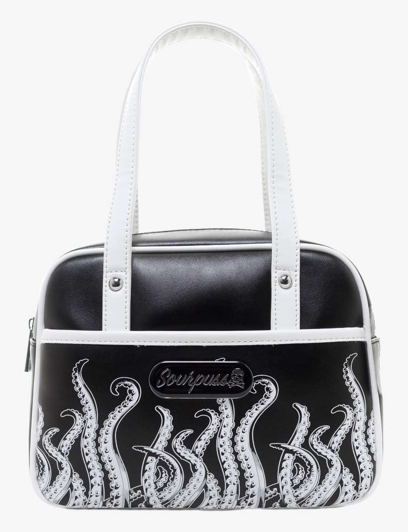 Tentacles Matte Black Mini Bowler Purse - Sourpuss Tentacles Mini Bowler Purse Black, transparent png download