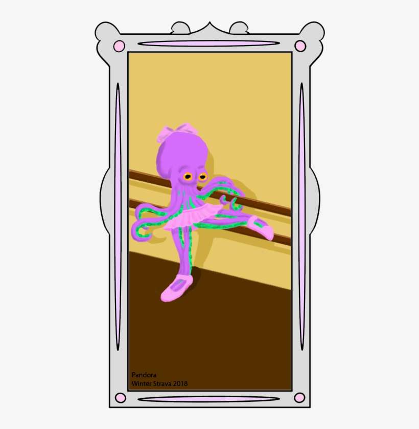 Dancing Tentacles Signed Photo Looking Glass - Cartoon, transparent png download