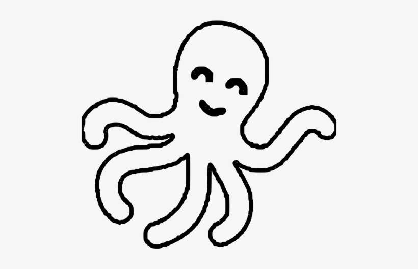 353 Best Tentacles Images - Outline Of A Octopus, transparent png download