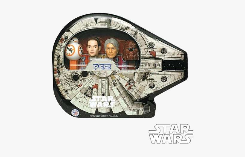 Pez Star Wars Millennium Falcon Candy Dispenser Gift - Pez Star Wars Millenium Falcon Set, transparent png download