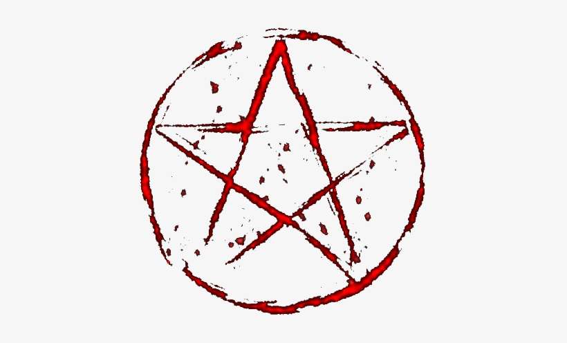 24 Mar 2009 - Blood Pentagram Png, transparent png download