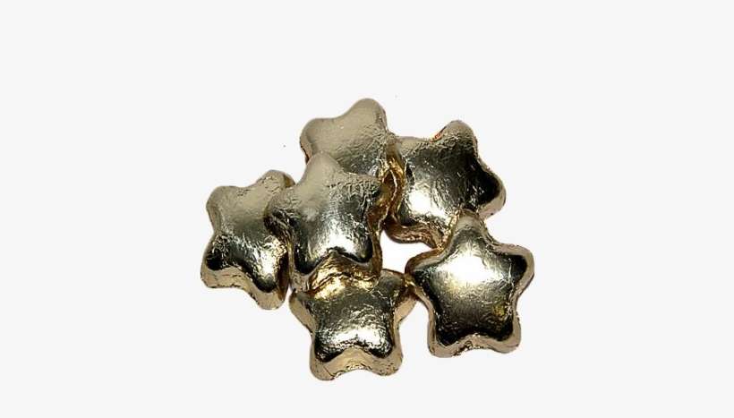 Gold Foiled Milk Chocolate Stars - Foiled Milk Chocolate, transparent png download