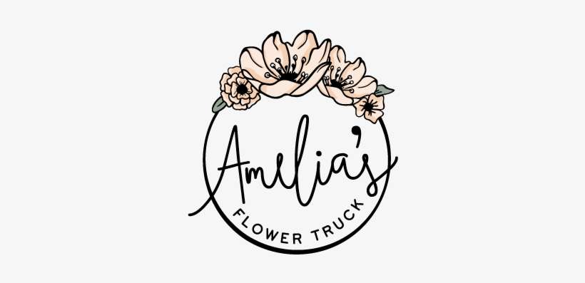 Amelia's Flower Truck - Amelias Flower Truck Logo, transparent png download