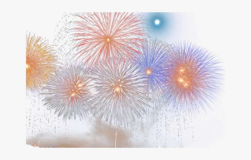 Purple Computer Wallpaper - Fireworks Wallpaper Png, transparent png download