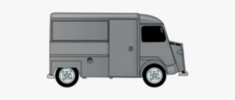 Van,delivery,food - Truck, transparent png download