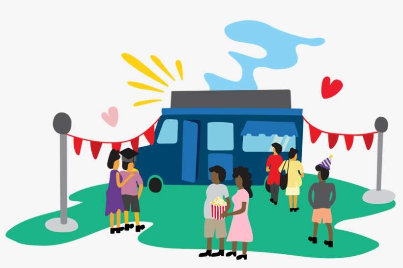 Food Trucks Png, transparent png download