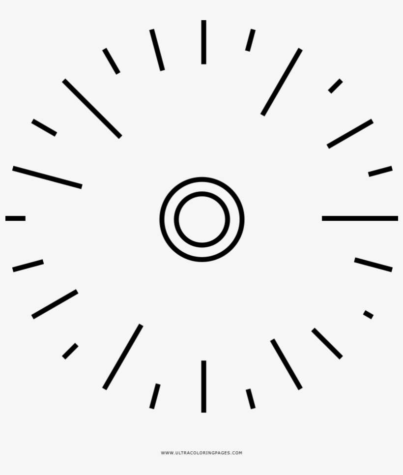 Flash Coloring Page - Circle, transparent png download