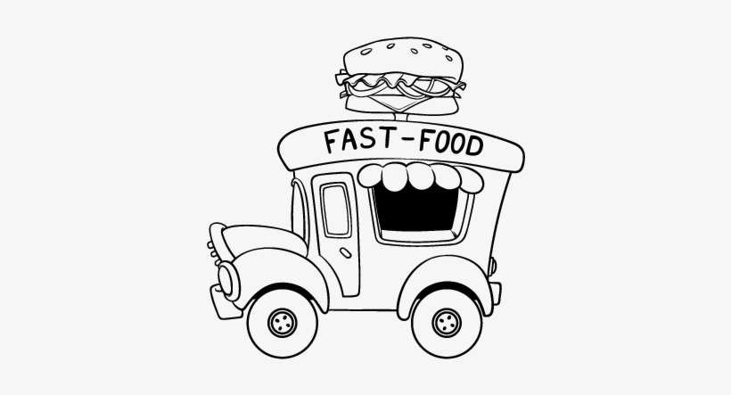 De Desenho De Food Truck, transparent png download