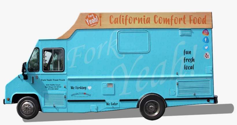 Food Truck San Diego Serving California Comfort Food - San Diego, transparent png download