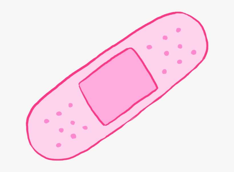 Tumblr Bandaid Freetoedit By - Пластырь Аниме Пнг, transparent png download