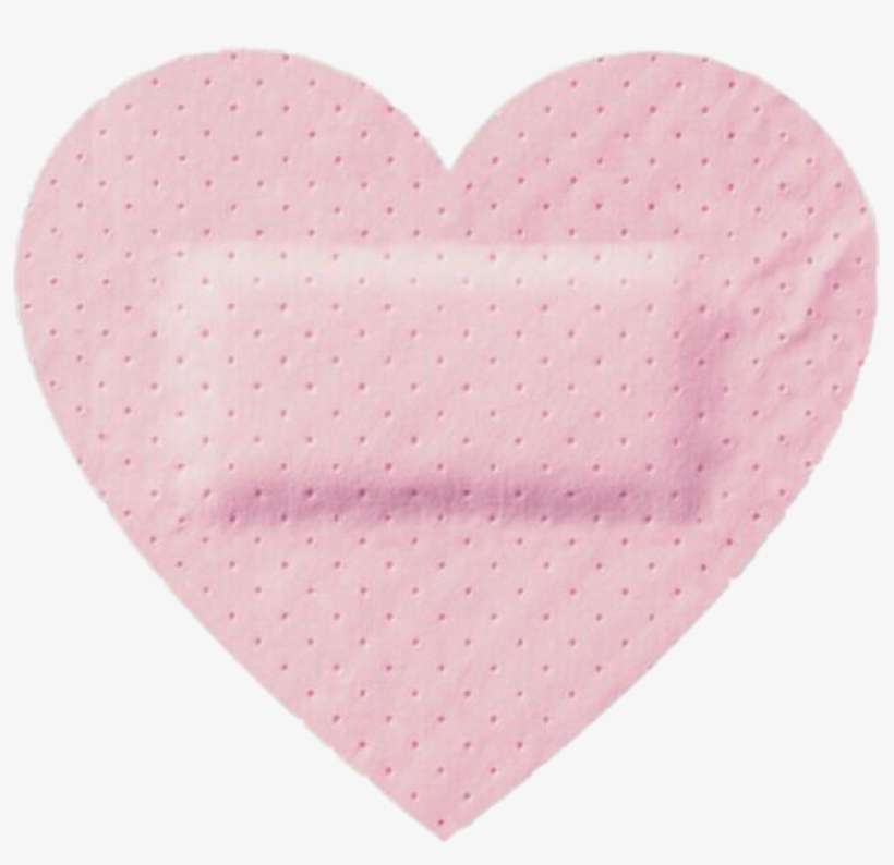 Want These Band-aids - Pink Heart Shaped Band Aid, transparent png download