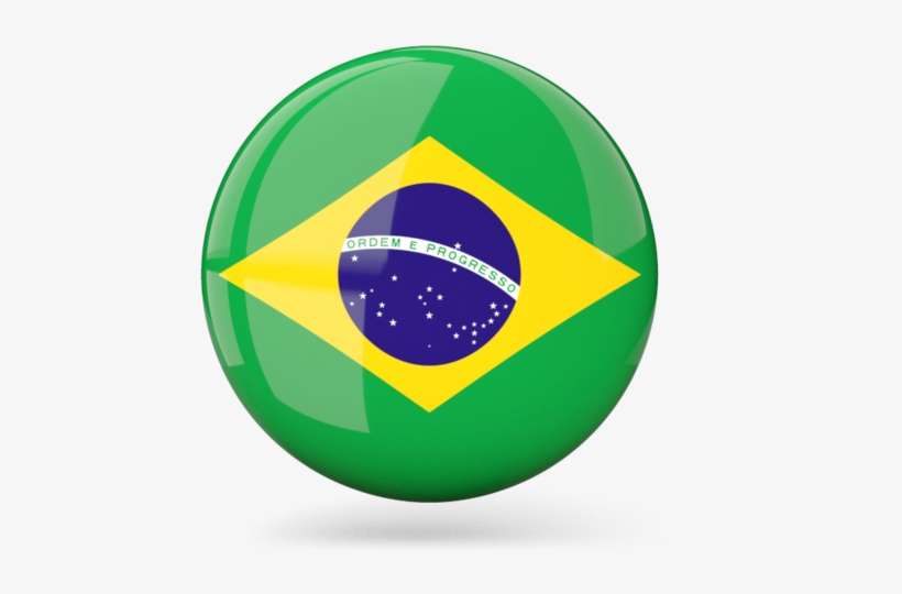 Brazil Flag Free Download Png - Brazil Flag Icon Png, transparent png download