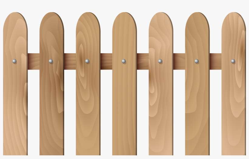 Wooden Fence Transparent Png Clip Art - Fence Png, transparent png download