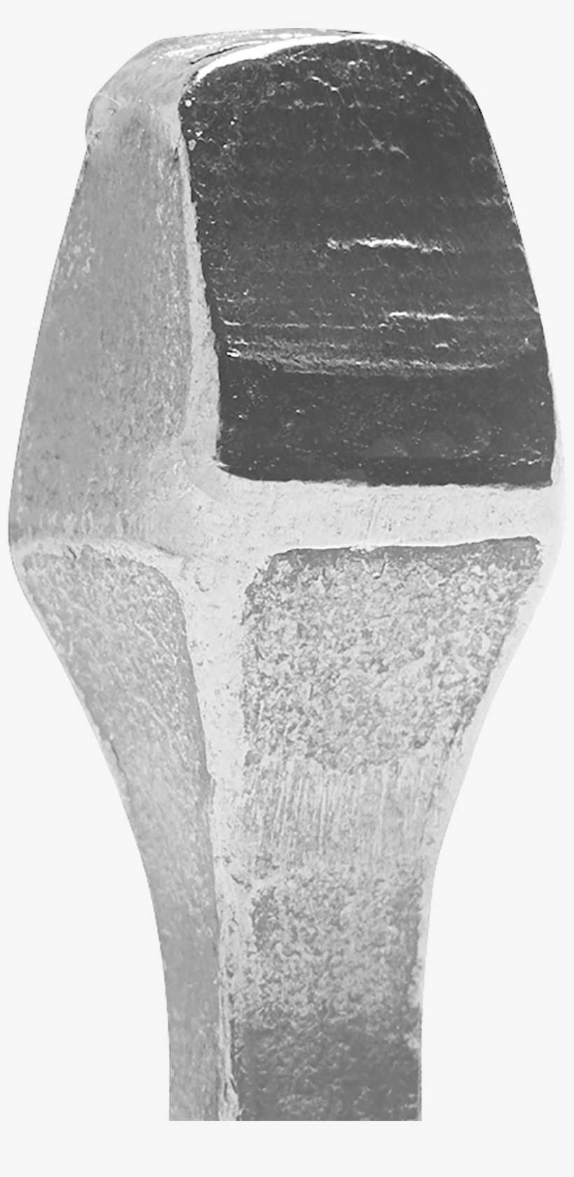 Mustad Rib Mustad Rib Hoof Nail, Head View - Monochrome, transparent png download