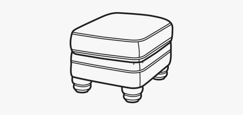 Ask For Our Best Price Bay Bridge Fabric Ottoman Without - Ottoman, transparent png download