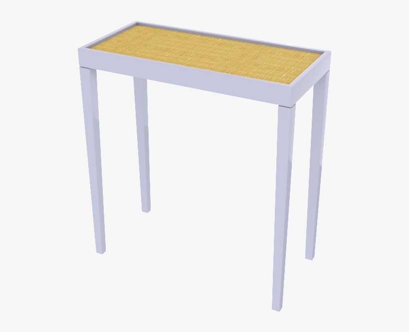 Tini Iii Tucson Coral And White Painted Raffia - Coffee Table, transparent png download