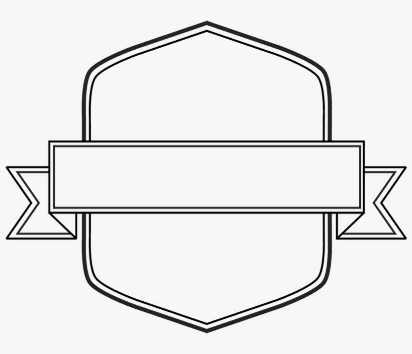 Shield Polygon Outline Rubber Stamp - Portable Network Graphics, transparent png download