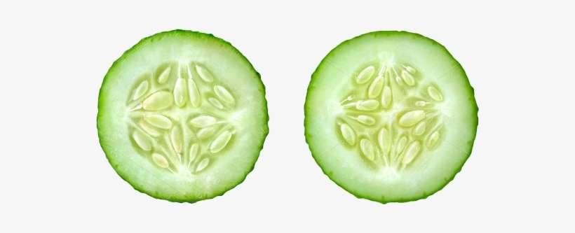 Cucumber Free Png Image - Rodajas De Pepino, transparent png download