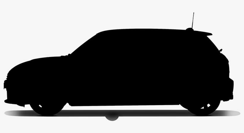 Car Silhouet Hd - Mini, transparent png download