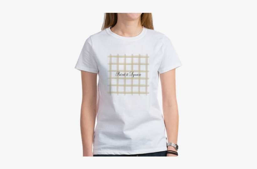 Watercolor Geometric Beige T-shirt On Cafepress - Offensive Mental Illness Clothing, transparent png download