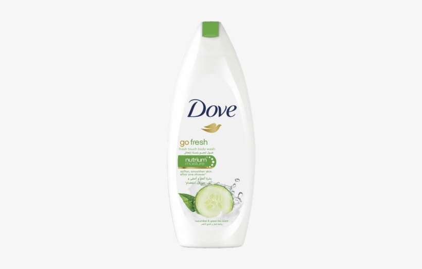 Dove Go Fresh Cucumber & Green Tea Body Wash 250ml - Dove Go Fresh Cucumber Body Wash, transparent png download