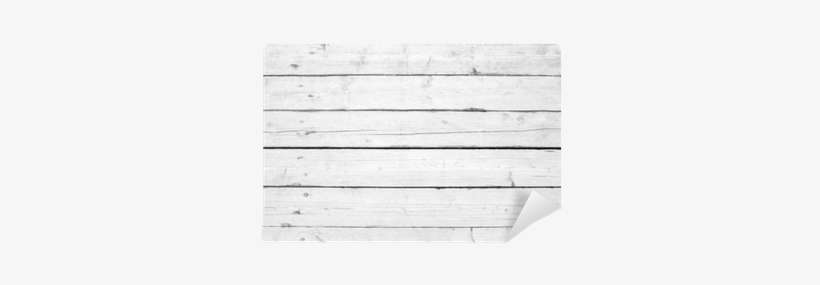 Old Wooden Wall With White Paint Wall Mural • Pixers® - Monochrome, transparent png download