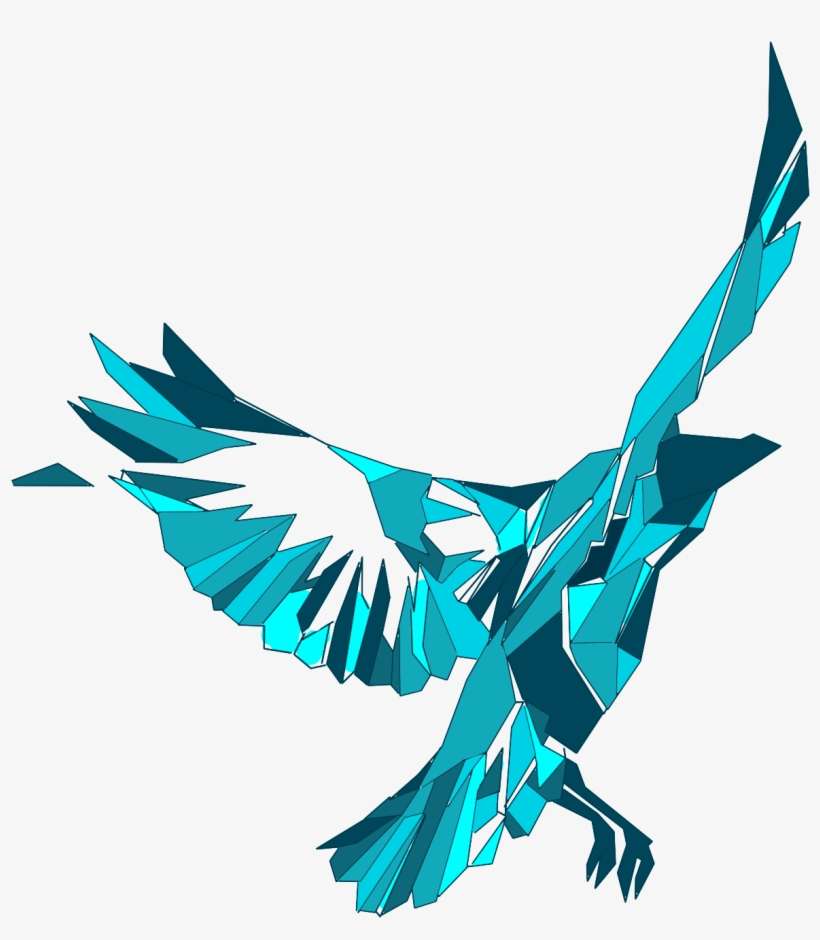 Download Geometric Crow Print - Geometric Raven | Transparent PNG ...