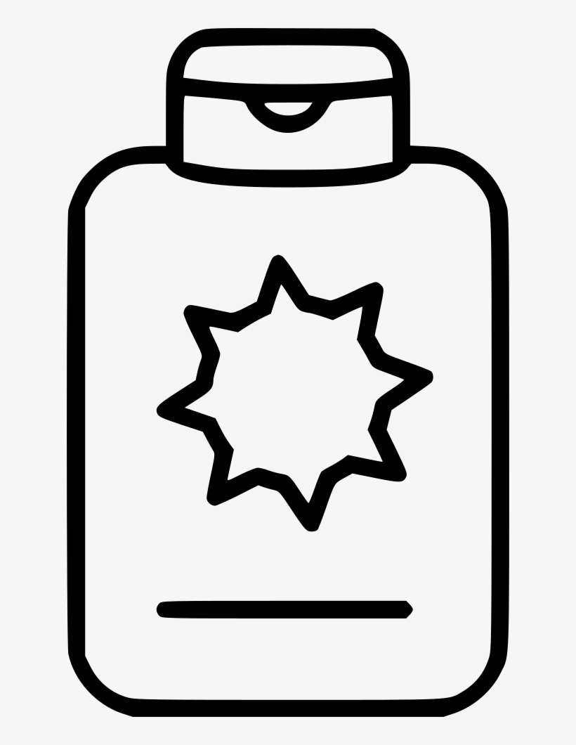 Sunscreen Drawing At Getdrawings - Black And White Sunscreen Clipart, transparent png download