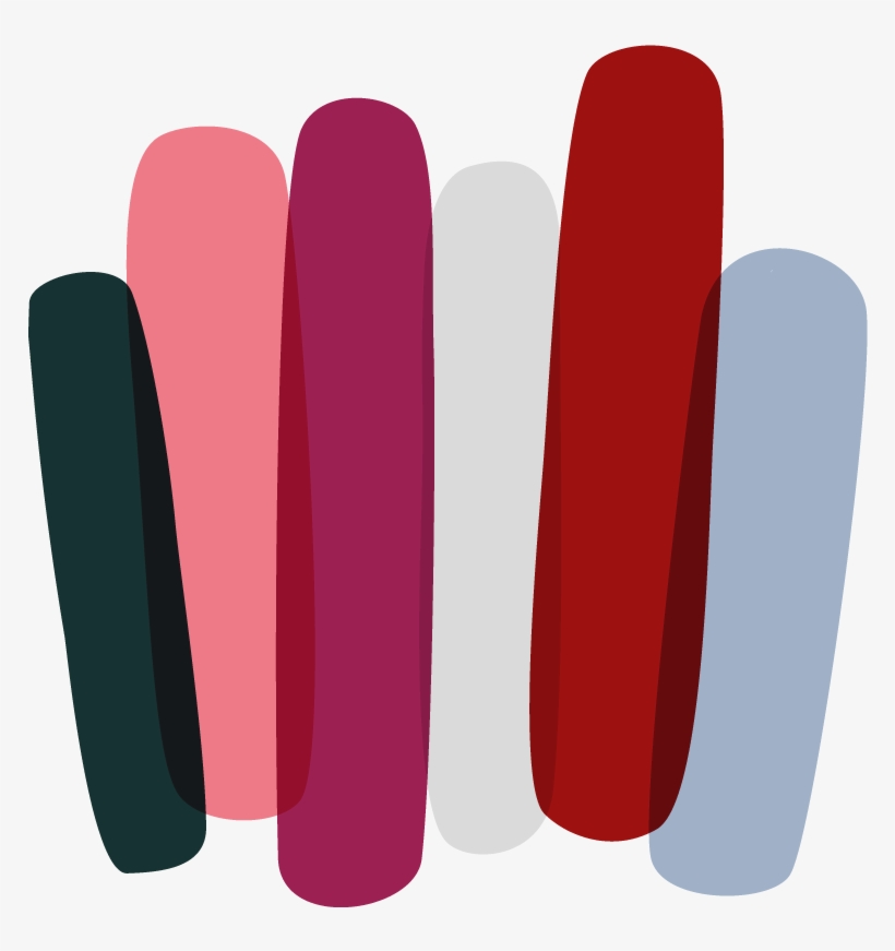 Abstract Illustration Using Fanned Vertical Lines - Skateboard, transparent png download