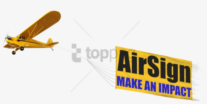 Free Png Download Plane With Banner Png Images Background - Plane With Banner Png, transparent png download