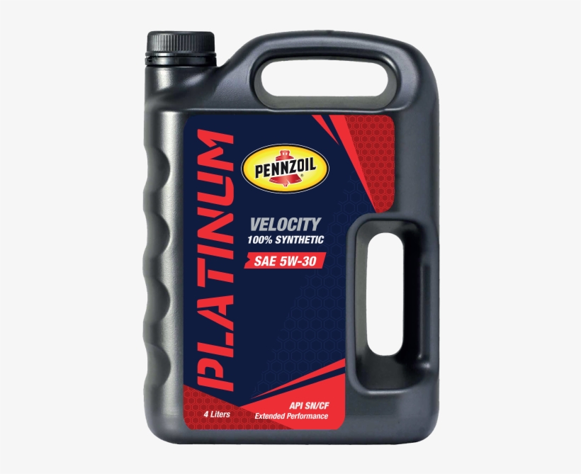 Platinum Velocity Sae 5w-30 Api Sn/cf - Pennzoil 5w 30 Fully, transparent png download