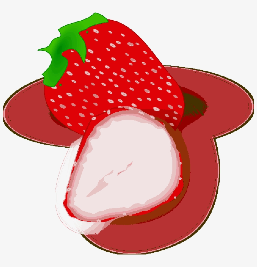 Food, Fruit, Cartoon, Strawberry, Plant, - Strawberry Clip Art, transparent png download