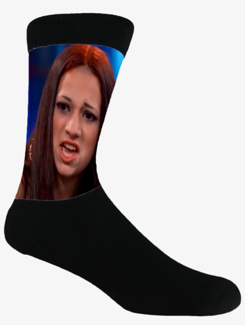 Cash Me Ousside - Sock, transparent png download