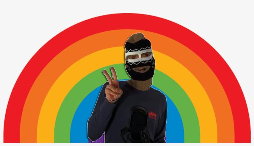 Pewdiepie Being Fabulous And Wearing The Gucci Face - Gucci Face Mask Pewdiepie, transparent png download