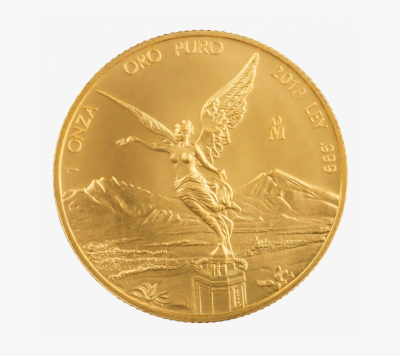 1 Oz Mexican Libertad Gold Coin Front - Libertad, transparent png download