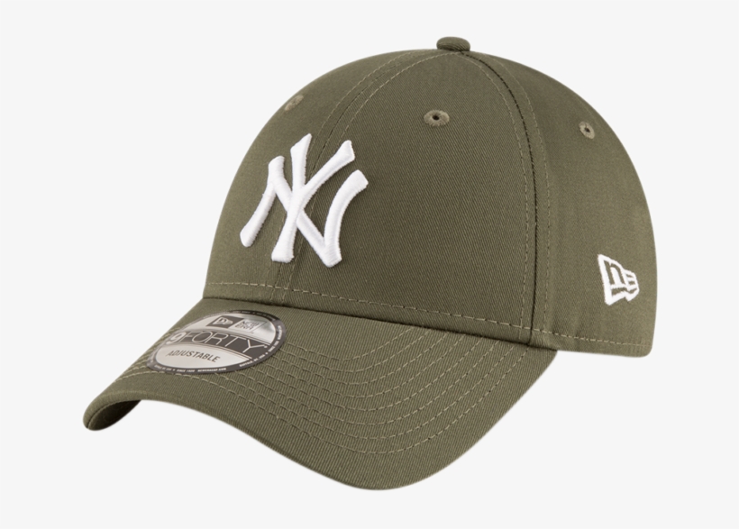Ny Yankees New Era 940 League Essential Olive Baseball - New Era, transparent png download