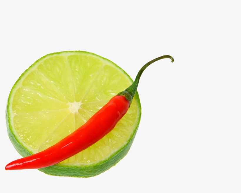 Lime Drink Chili Lemonlime - Pepper And Lemon Png, transparent png download